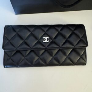 Portefeuille Chanel Timeless noir